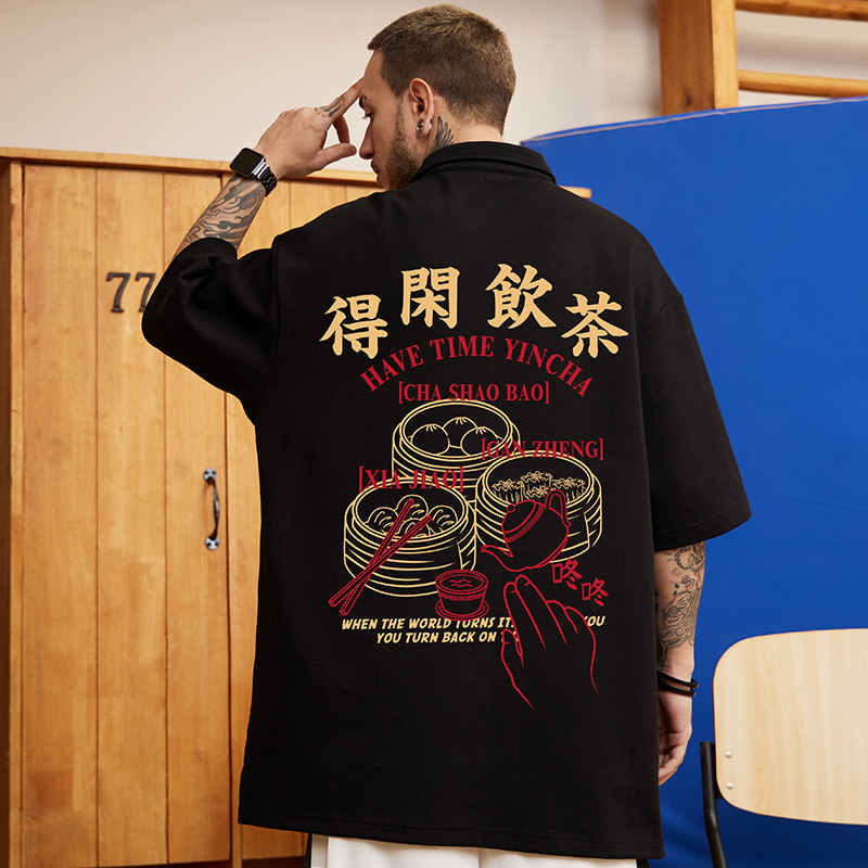 เสื้อยืดผู้ชายอ้วน S-5XL(อกเสื้อ39-51นิ้ว)