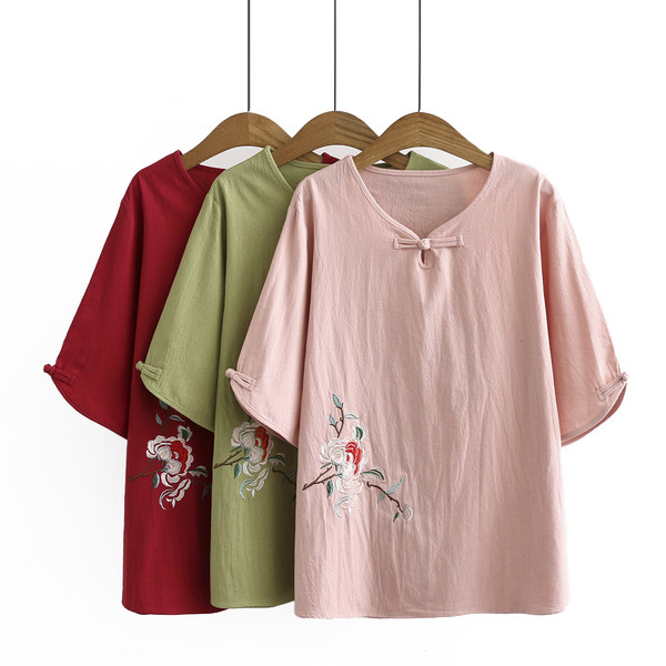เสื้อลินินสไตล์ผู้ใหญ่ เสื้อคุณแม่ เสื้อผู้ใหญ่ แบรนด์ LININ