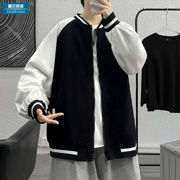 เสื้อแจ็คเก็ตเบสบอล เสื้อคลุม เสื้อแขนยาวสไตล์เกาหลี
