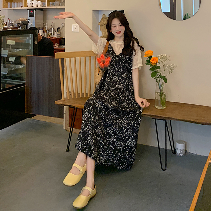เดรสแขนสั้น มีไซส์ L-4XLอก 38-47 นิ้ว ใส่ได้ทั้งสาวหุ่นดีน่ารักจนถึงสาวอวบพลัสไซส์