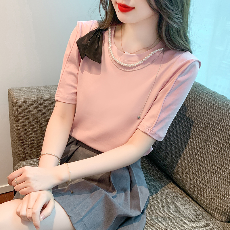เสื้อผ้าวัยรุ่นเกาหลี เสื้อยืดวัยรุ่นผู้หญิง มีขนาด S M L XL