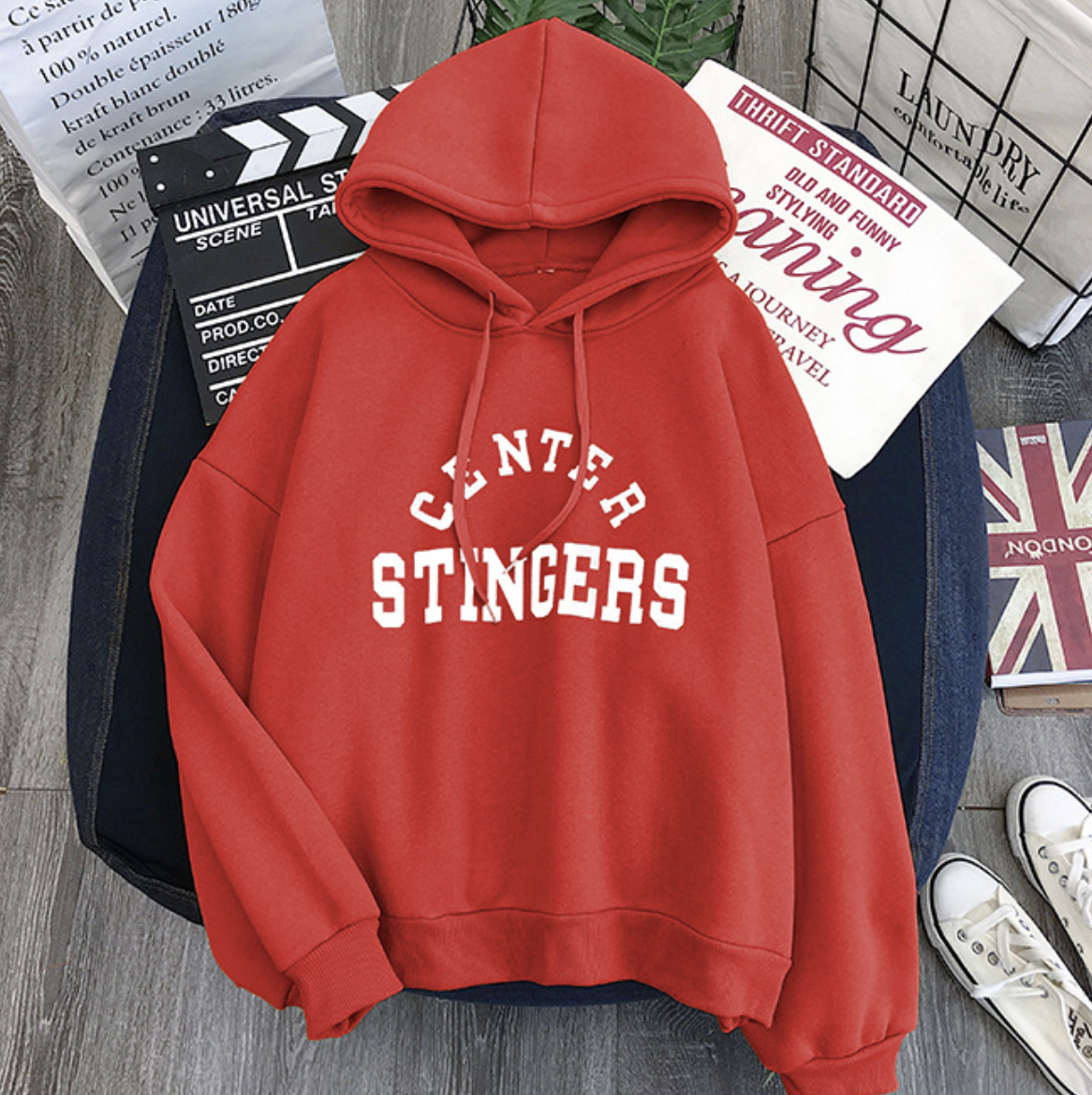 เสื้อกันหนาวฮู้ดดี้ แฟชั่นเกาหลี สกรีนลายน่ารัก ผ้าเนื้อนุ่ม ด้านในเป็นผ้าสำลี กันหนาวได้จ้า พร้อมส่ง งานจริงในภาพสุดท้าย