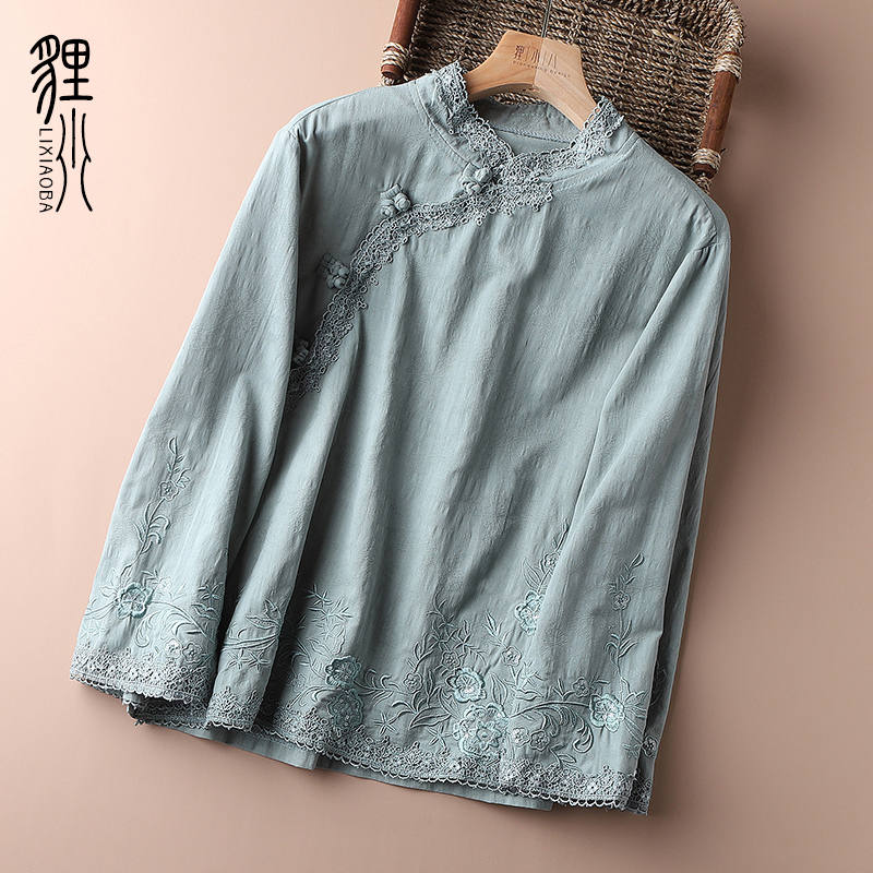 แบบเสื้อสวยๆ เสื้อผ้าฝ้ายลินิน เสื้อเชิ้ตผ้าลินิน