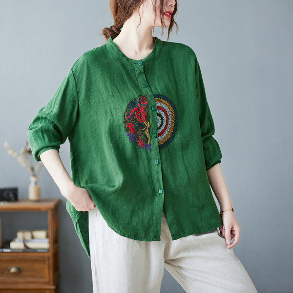 เสื้อลินิน แบบเสื้อสวยๆ เสื้อผ้าฝ้ายลินิน เสื้อเชิ้ตผ้าลินิน BY LININ