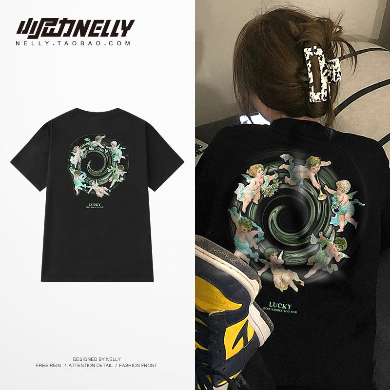 เสื้อยืดคอกลม ผู้ชาย เสื้อยืดผู้ชายเกาหลี เสื้อยืดเกาหลี แบรนด์ NELLY