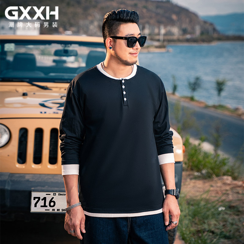 เสื้อยืดผู้ชายอ้วน S-5XL(อกเสื้อ39-51นิ้ว)