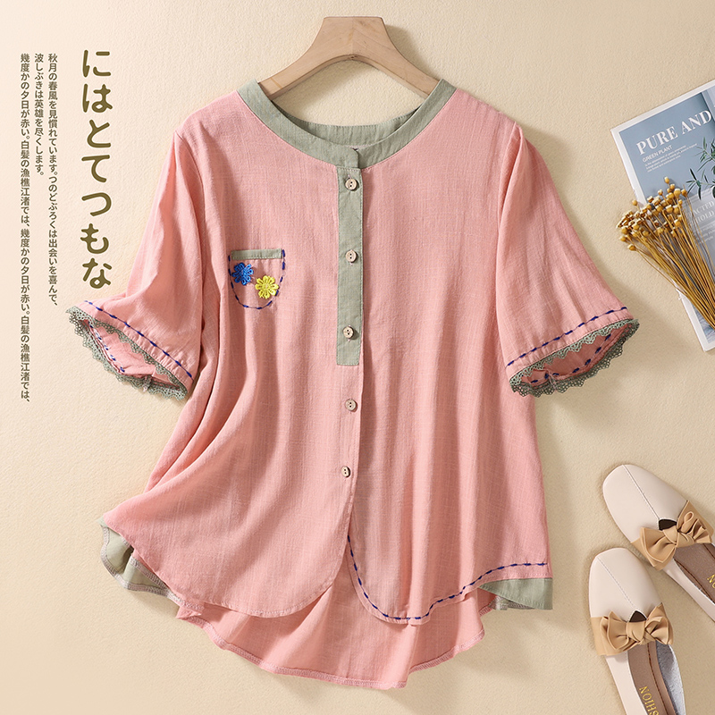 เสื้อลินิน เสื้อผ้าฝ้ายลินิน เสื้อเชิ้ตผ้าลินิน