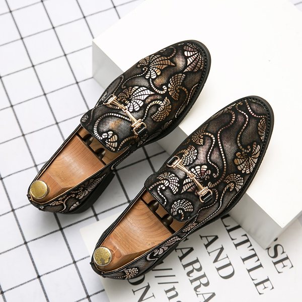 รองเท้าหนังผู้ชาย มีไซส์39-44 รองเท้าโลฟเฟอร์ชาย Slip-On Shoes