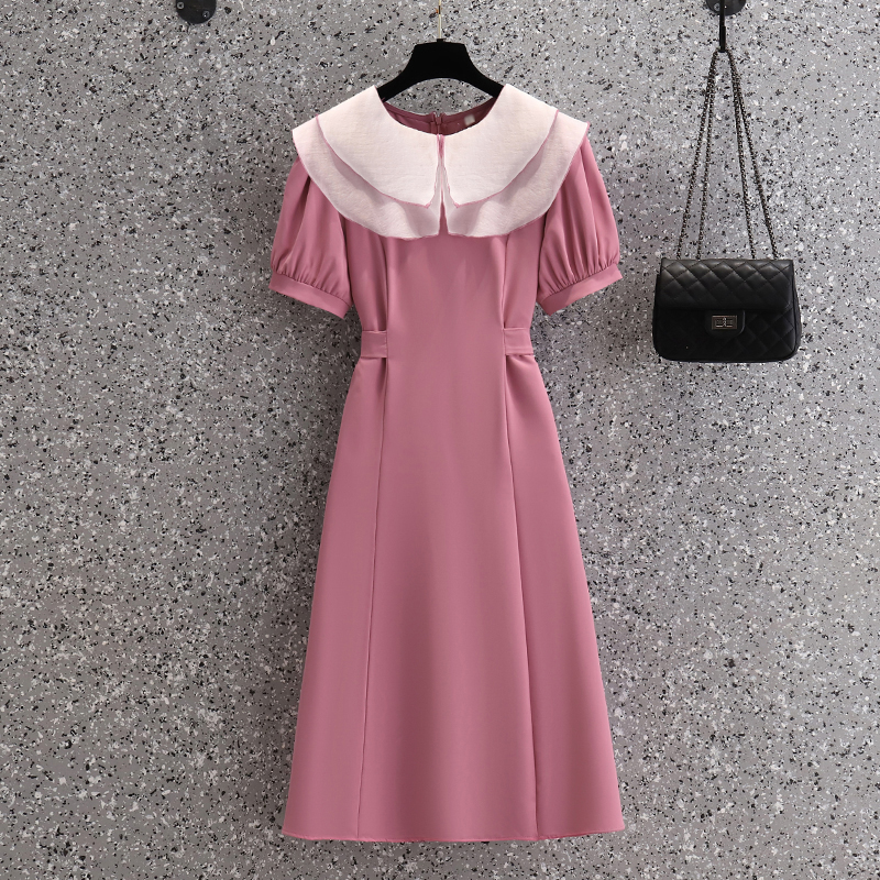 เดรสคนอ้วน เดรสสาวอวบ ชุดเดรสคนอ้วนวัยรุ่น BY PLUS SIZE Girl