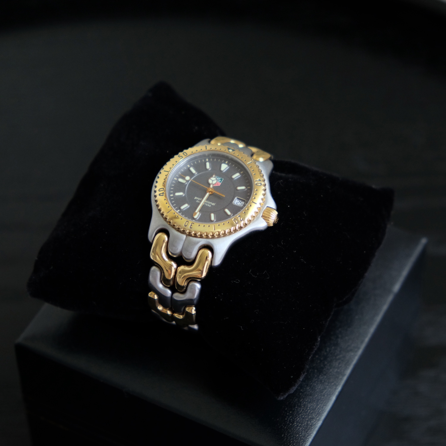 Tag Heuer Grey Dial / 2 Tone Sel Date Watch (32 MM.) ก้างปลา