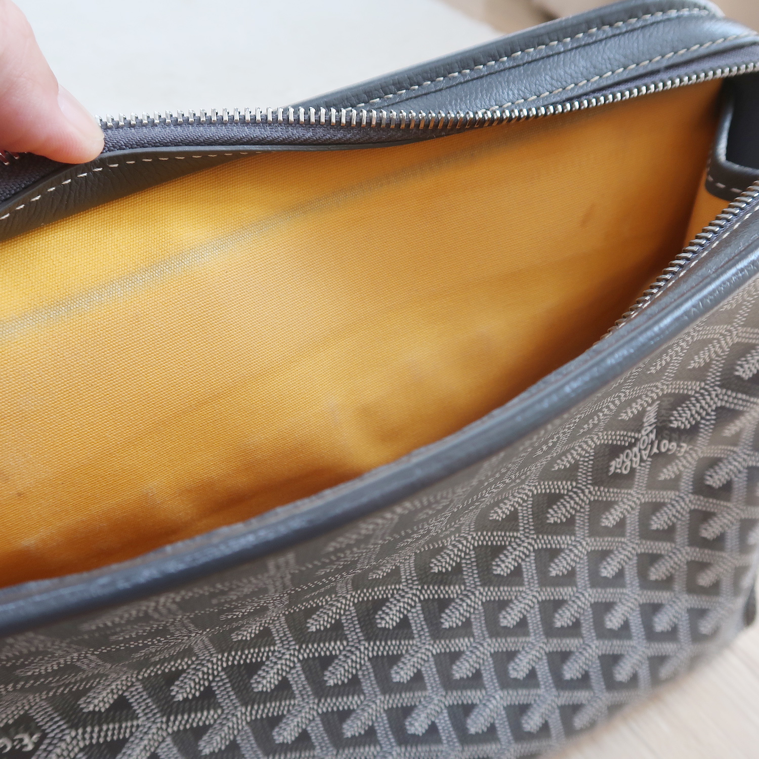 Goyard Grey Jouvence Clutch MM 2020