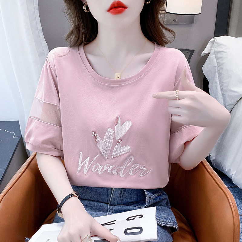 เสื้อผ้าวัยรุ่นเกาหลี เสื้อยืดวัยรุ่นผู้หญิง มีขนาด S M L XL