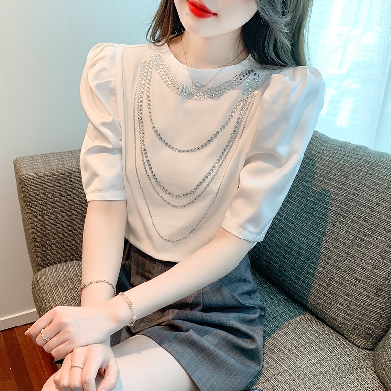 เสื้อผ้าวัยรุ่นเกาหลี เสื้อยืดวัยรุ่นผู้หญิง มีขนาด S M L XL