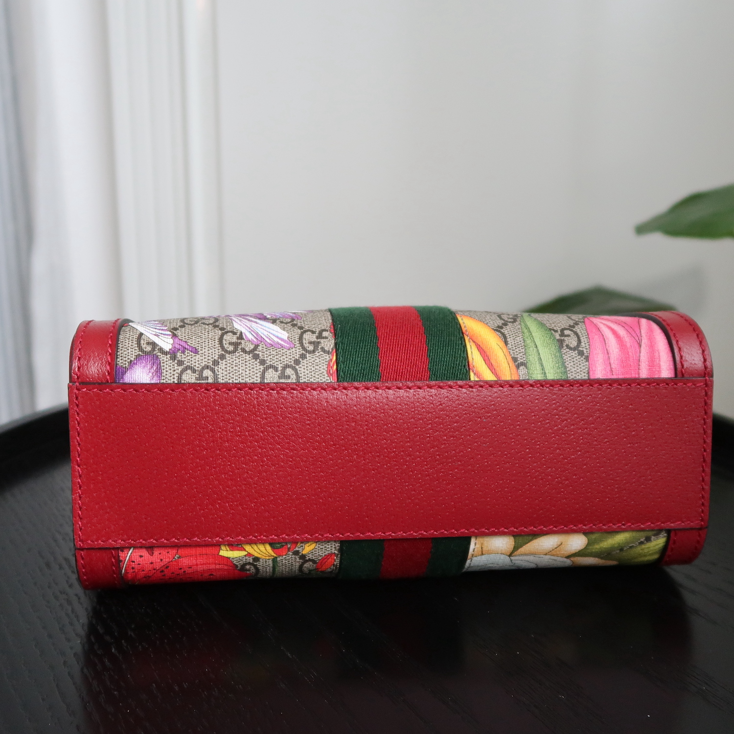 Gucci Red GG Flora Ophidia Small Tote