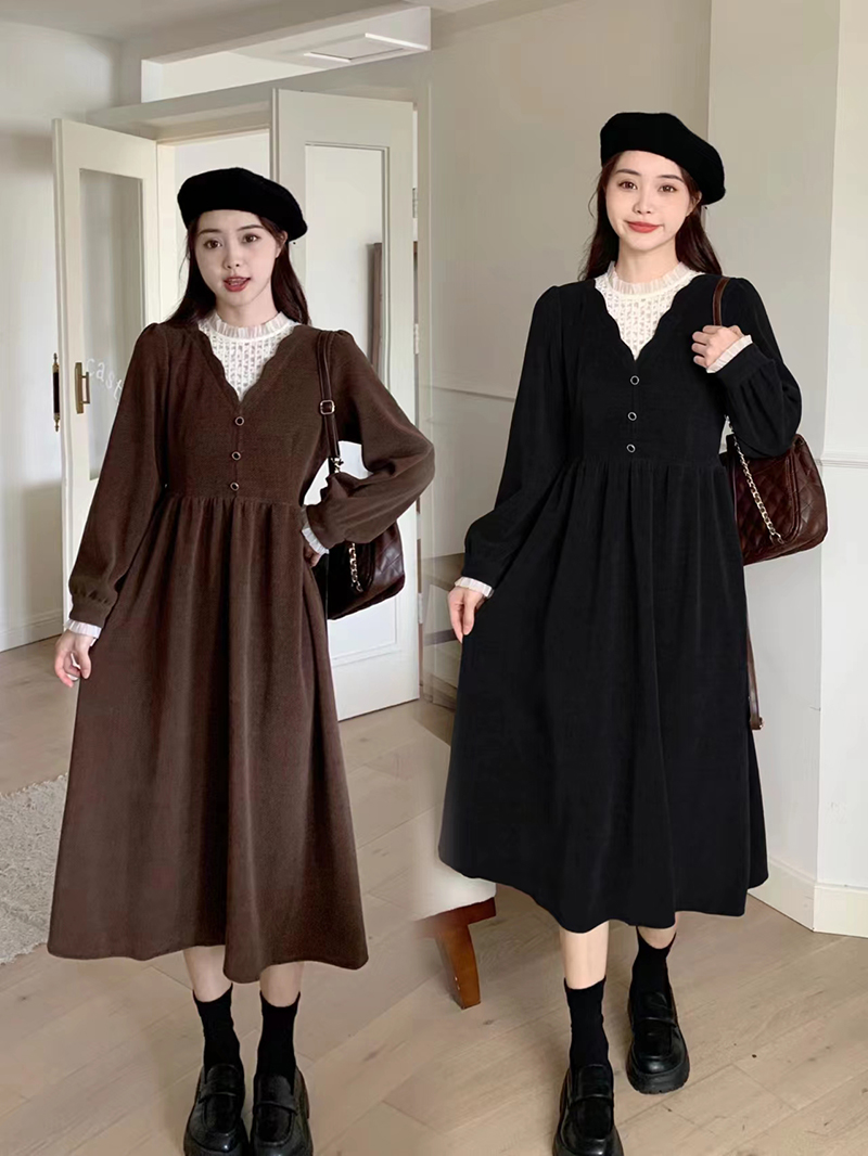เดรสสาวอวบ มีไซส์ L-4XLอกเสื้อ 38-47 นิ้ว ใส่ได้ทั้งสาวหุ่นดีน่ารักจนถึงสาวอวบพลัสไซส์ จัดส่งฟรี! ทักแชทสั่งซื้อ