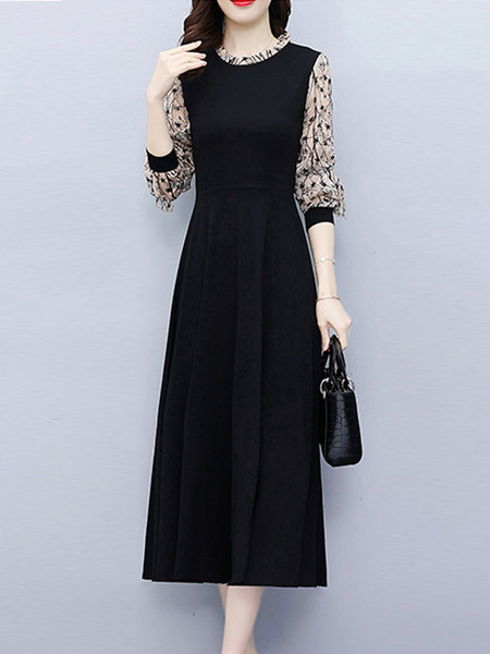 เดรสวัยผู้ใหญ่40-60ปี เดรสคุณแม่ ชุดเดรสทำงานวัยผู้ใหญ่ แบรนด์ MAMA DRESS
