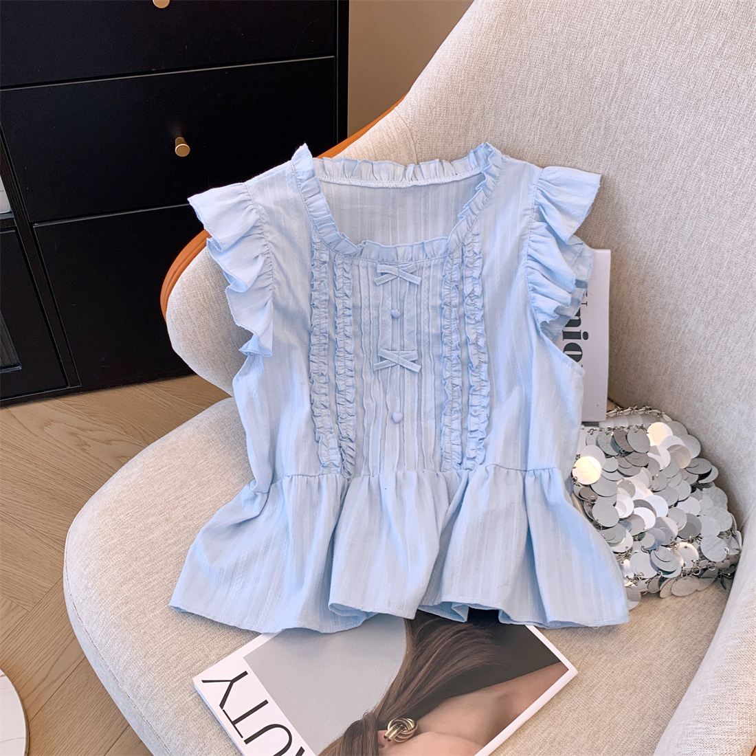 เสื้อเชิ้ตผู้หญิงใส่ทํางาน 390 บาทต่อชิ้น ฟรีค่าจัดส่ง
