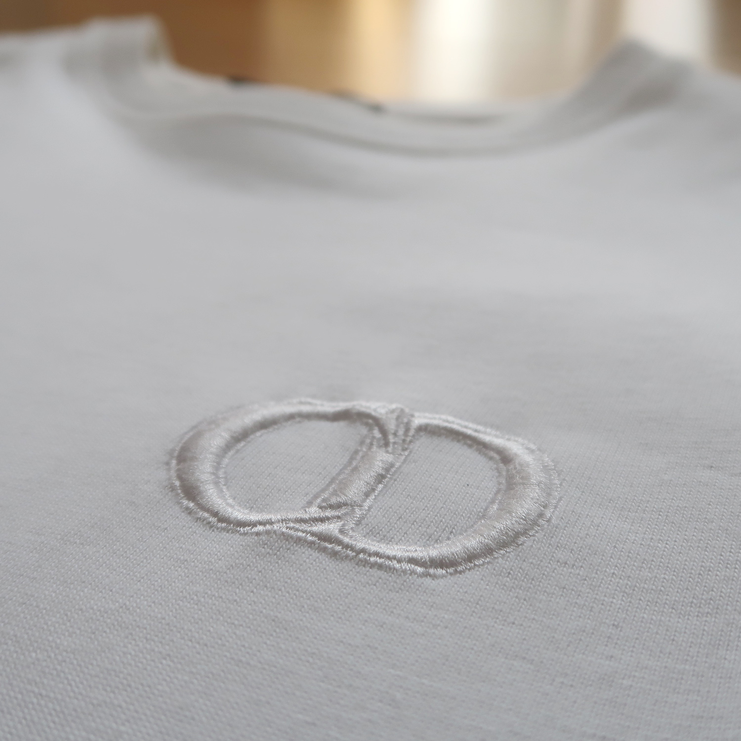 Dior White CD Icon Relaxed-Fit T-Shirt