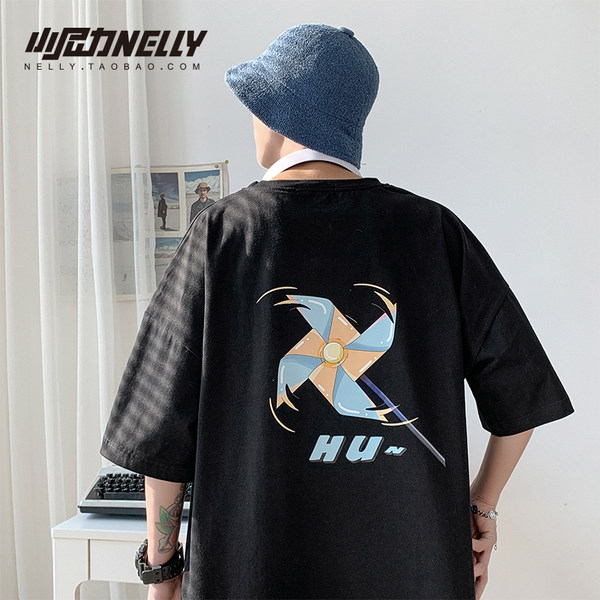 เสื้อยืดคอกลม ผู้ชาย เสื้อยืดผู้ชายเกาหลี เสื้อยืดเกาหลี แบรนด์ NELLY