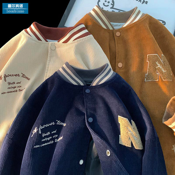 เสื้อแจ็คเก็ตเบสบอล เสื้อคลุม เสื้อแขนยาวสไตล์เกาหลี