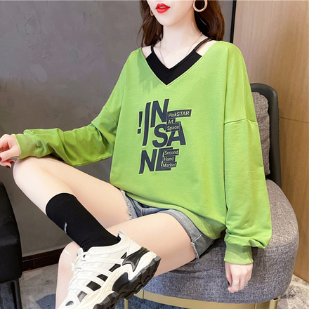 เสื้อยืดแขนยาว เสื้อแขนยาววัยรุ่นกันหนาว