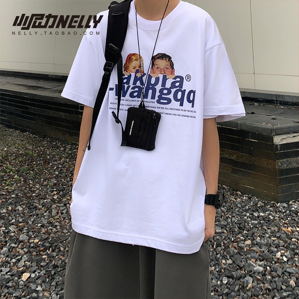 เสื้อยืดคอกลม ผู้ชาย เสื้อยืดผู้ชายเกาหลี เสื้อยืดเกาหลี แบรนด์ NELLY