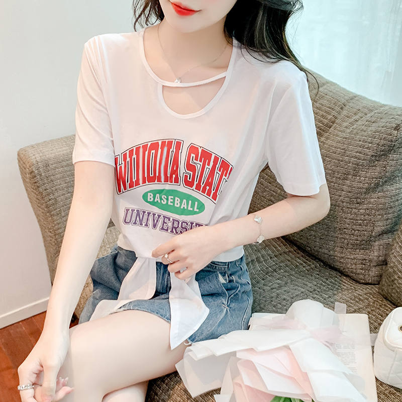 เสื้อยืดวัยรุ่นน่ารักๆ เสื้อวัยรุ่นแขนสั้น เสื้อผ้าวัยรุ่นเกาหลี แบรนด์ Wiyike