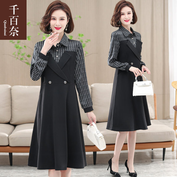 เดรสวัยผู้ใหญ่40-60ปี เดรสคุณแม่ ชุดเดรสทำงานวัยผู้ใหญ่ แบรนด์ MAMA DRESS