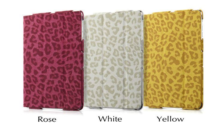 เคส Ipad mini 7.9" Smart Auto Sleep Wake แถบแม่เหล็ก เปิด ปิด ลายเสือดาว สาวเปรี้ยว สีขาว เทา ชมพู เหลือง no 388689