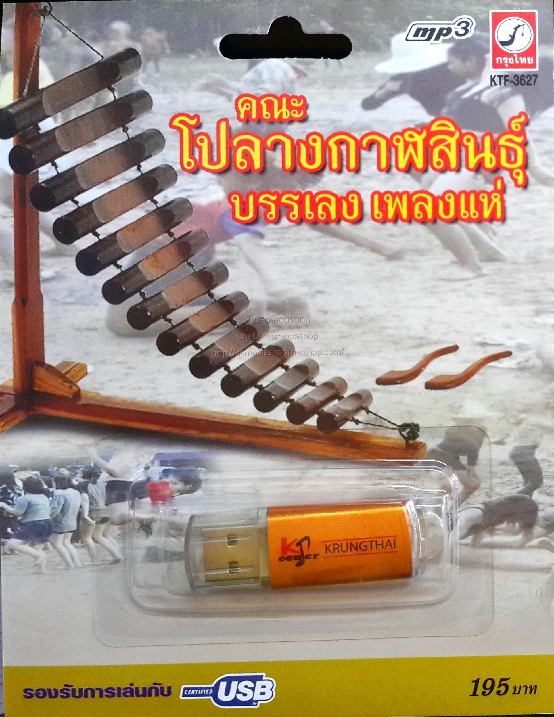 USB+เพลง คณะโปงลางกาฬสินธุ์ บรรเลงเพลงแห่