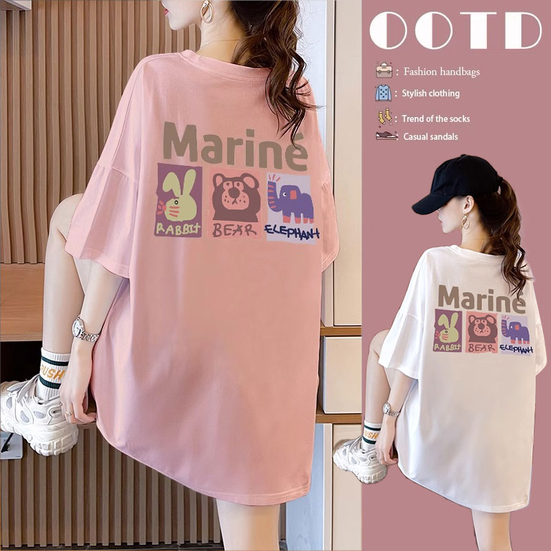เสื้อยืดคนอ้วนแบบโอเวอร์ไซส์แบบ ulzzang fashion สนใจทักแชท