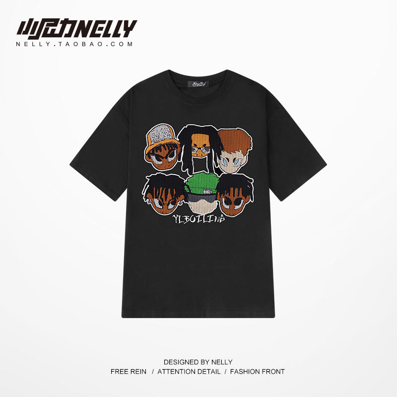 เสื้อยืดคอกลม ผู้ชาย เสื้อยืดผู้ชายเกาหลี เสื้อยืดเกาหลี แบรนด์ NELLY