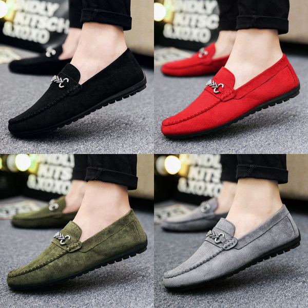 รองเท้าโลฟเฟอร์ชาย รองเท้าผู้ชาย รองเท้าแฟชั่นชาย รองเท้าหนังผู้ชาย Men Loafer Slip-On Shoes
