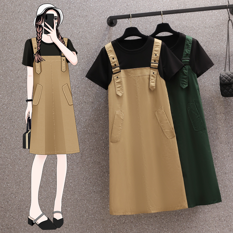 เดรสแขนสั้น มีไซส์ L-4XLอก 38-47 นิ้ว ใส่ได้ทั้งสาวหุ่นดีน่ารักจนถึงสาวอวบพลัสไซส์ จัดส่งฟรี! ทักแชทสั่งซื้อ