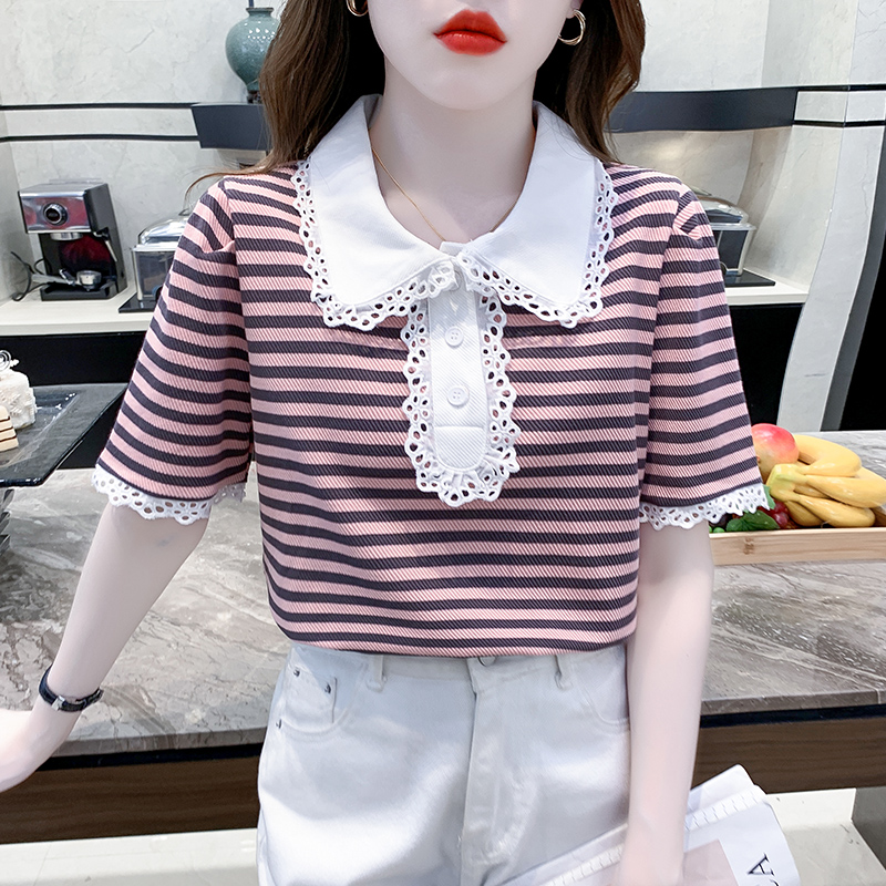 เสื้อผ้าวัยรุ่นเกาหลี เสื้อยืดวัยรุ่นผู้หญิง มีขนาด S M L XL