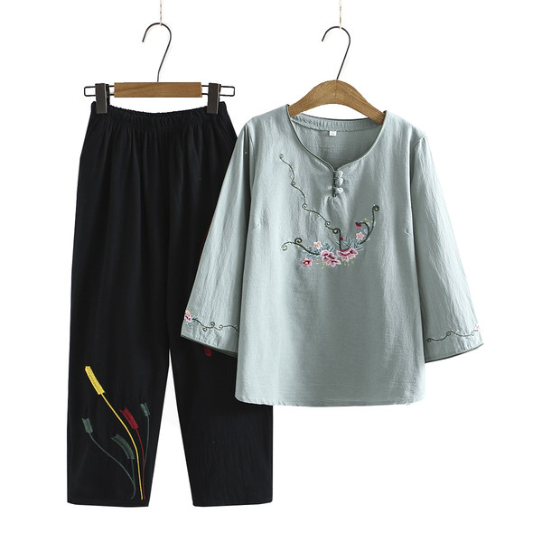 เสื้อลินินสไตล์ผู้ใหญ่ เสื้อคุณแม่ เสื้อผู้ใหญ่ แบรนด์ LININ