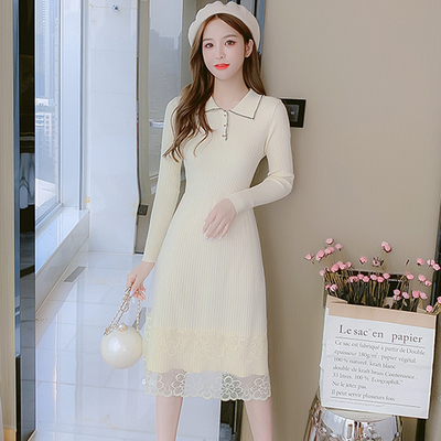 เดรสวัยรุ่น เดรสลูกไม้ชีฟอง By Meiyi women's clothing