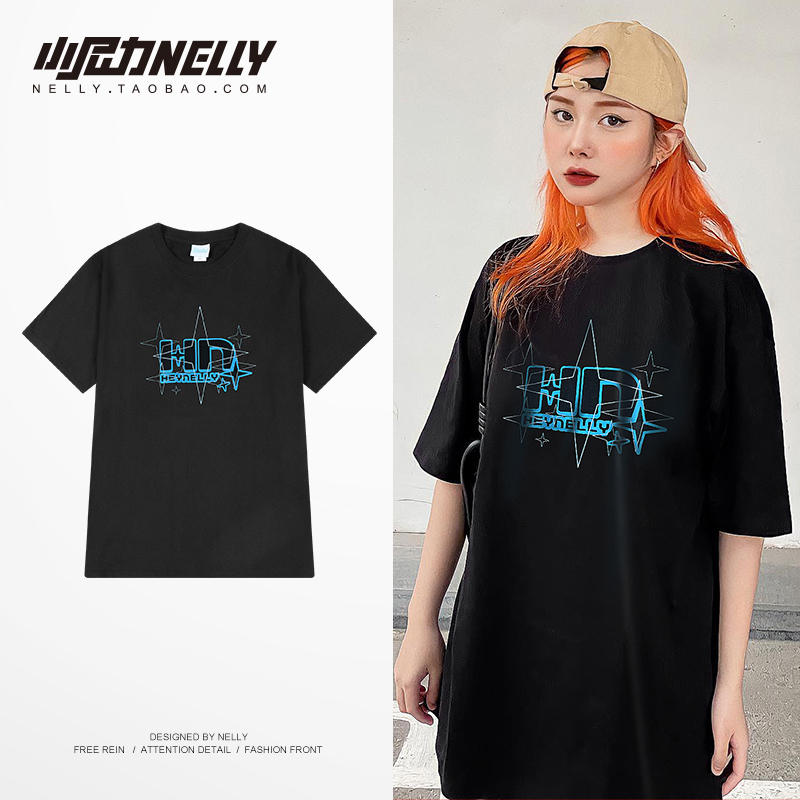 เสื้อยืดคอกลม ผู้ชาย เสื้อยืดผู้ชายเกาหลี เสื้อยืดเกาหลี แบรนด์ NELLY