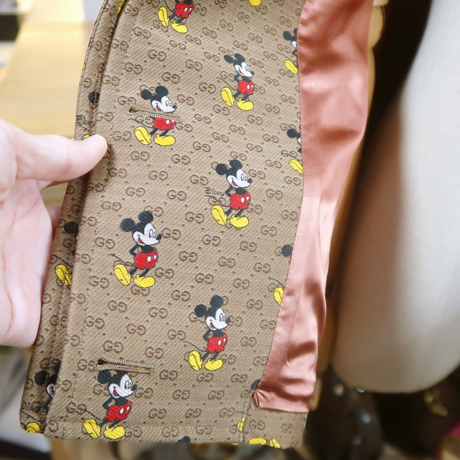 Gucci X Disney GG/Mickey Mouse Oversized Jacket Size 42