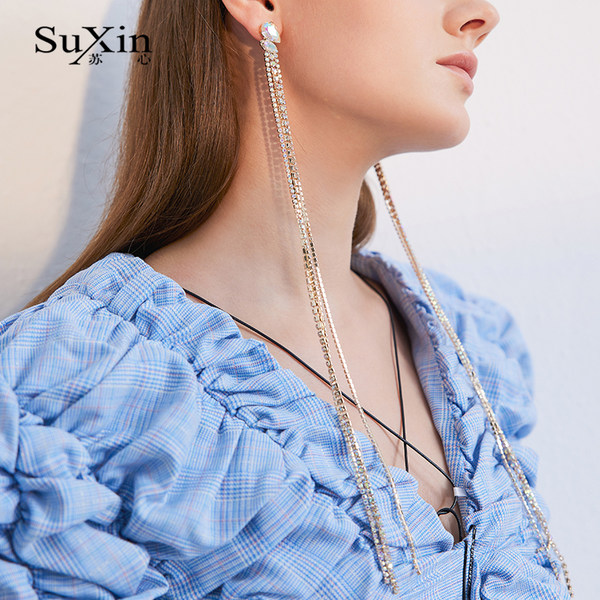 ตุ้มหู ต่างหู ต่างหูผู้หญิง By SuXin