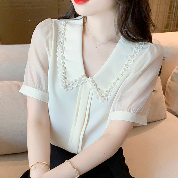 เสื้อชีฟองเกาหลี เสื้อชีฟองสวยๆ