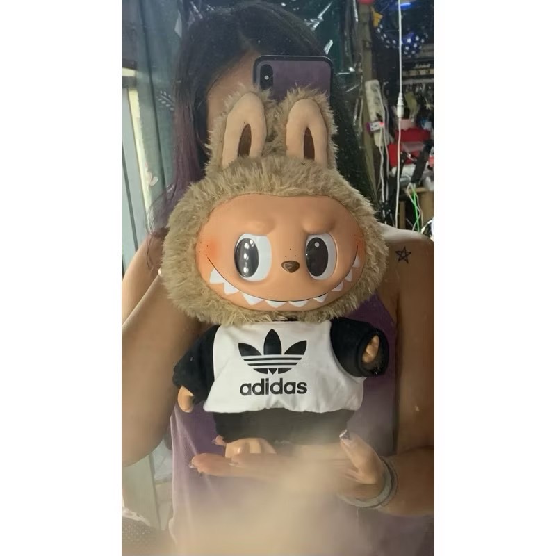 R020 ชุดสำหรับตุ๊กตา Labubu 38 / Labubu macaron / Upset Duck