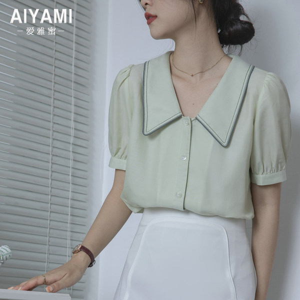 เสื้อชีฟองเกาหลี เสื้อชีฟองสวยๆ