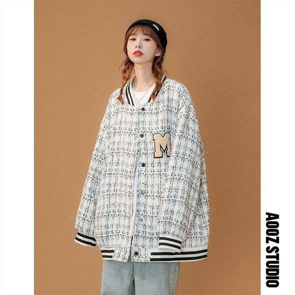 เสื้อแจ็คเก็ตเบสบอล เสื้อคลุม เสื้อแขนยาวสไตล์เกาหลี