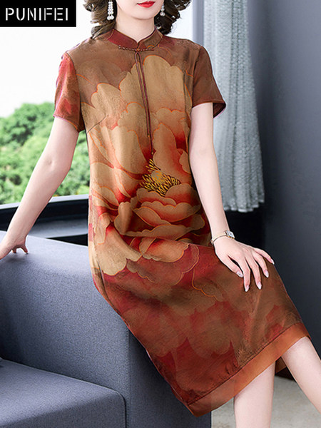 เดรสวัยผู้ใหญ่40-60ปี เดรสคุณแม่ ชุดเดรสทำงานวัยผู้ใหญ่ แบรนด์ MAMA DRESS