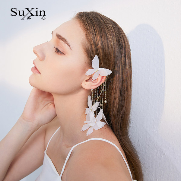 ตุ้มหู ต่างหู ต่างหูผู้หญิง By SuXin