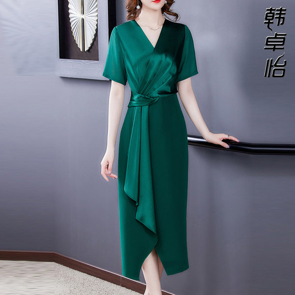 เดรสวัยผู้ใหญ่40-60ปี เดรสคุณแม่ ชุดเดรสทำงานวัยผู้ใหญ่ แบรนด์ MAMA DRESS