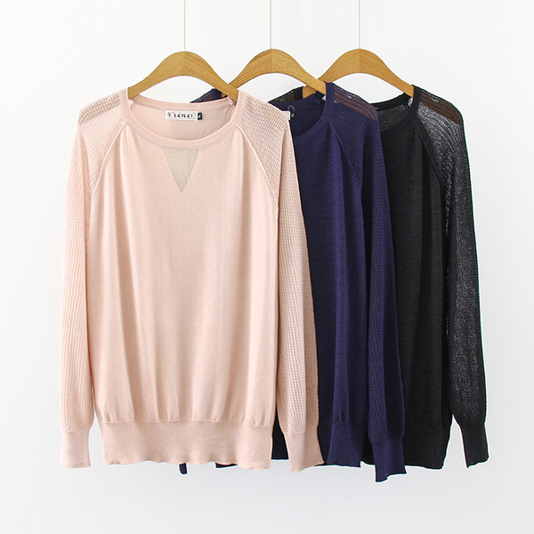 เสื้อกันหนาวคนอ้วน เสื้อกันหนาวสาวอ้วน เสื้อกันหนาวคนอวบ เสื้อกันหนาวแขนยาวสำหรับสาวอวบ อ้วน