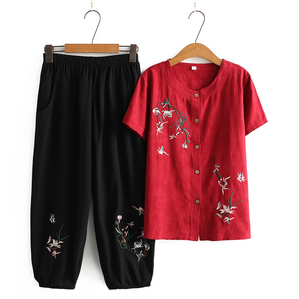 เสื้อลินินสไตล์ผู้ใหญ่ เสื้อคุณแม่ เสื้อผู้ใหญ่ แบรนด์ LININ