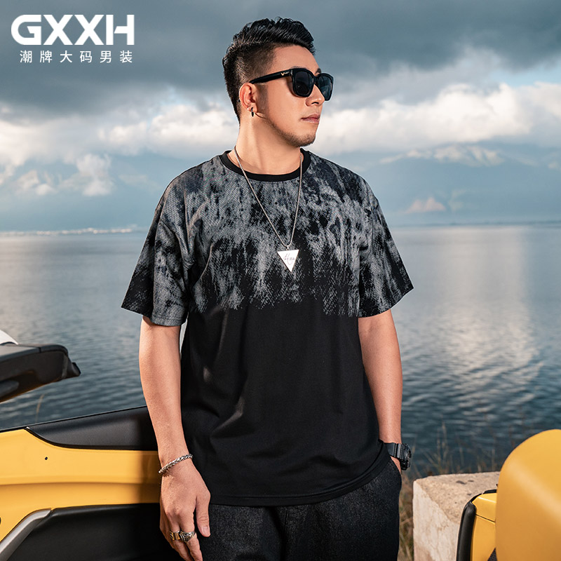 เสื้อยืดผู้ชายอ้วน S-5XL(อกเสื้อ39-51นิ้ว)